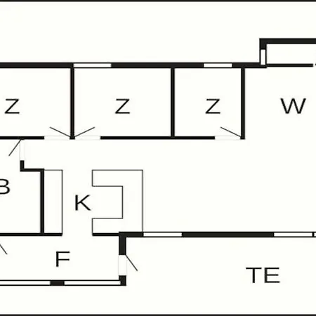 Casa vacanze 8 Person In Oksbøl